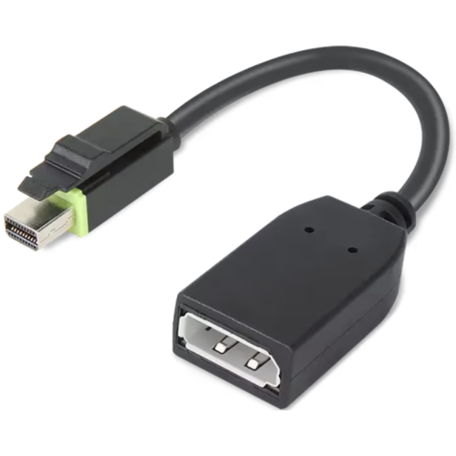 Adaptor Lenovo 4X90Q93975, Mini DisplayPort male - DisplayPort female, Black