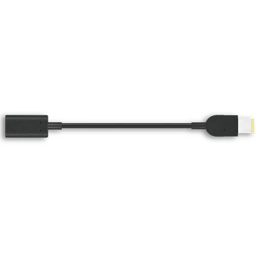 Adaptor Lenovo 4X90U45346, USB tip C - Slim-tip, Black