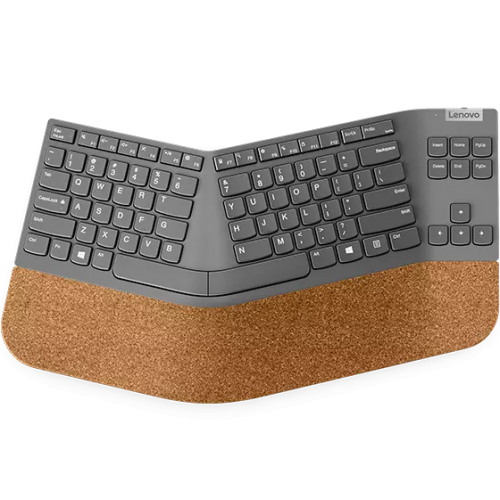 Tastatura Lenovo Go Split, USB Wireless, Grey