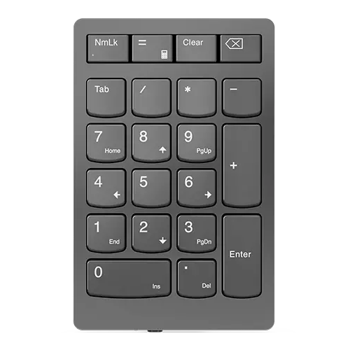 Tastatura numerica Lenovo Go, Wireless, Black