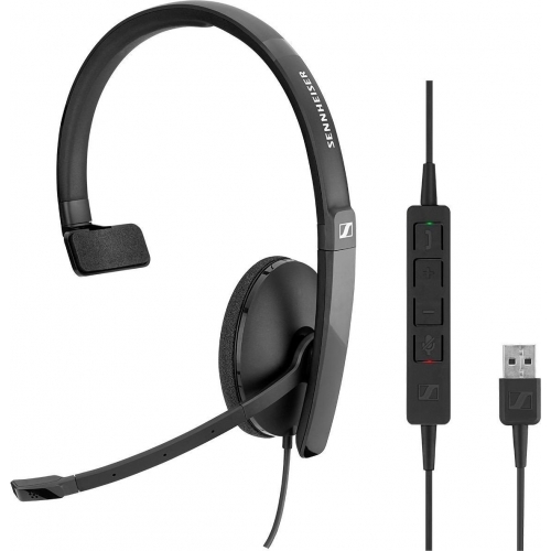 Casca cu microfon Sennheiser by Epos Adapt SC 130, USB, Black