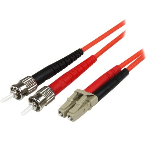 Patch Cord Fibra Optica Startech 50FIBLCST1, Multi-Mode, OM2, Duplex LC - Duplex ST, 1 m