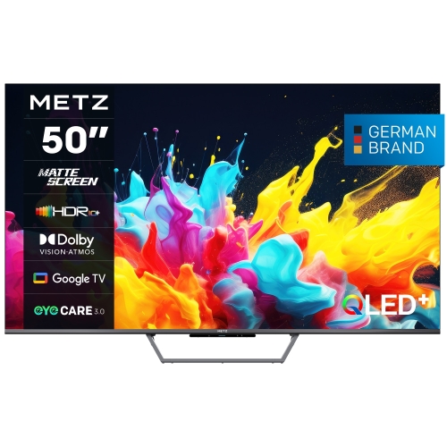 Televizor QLED METZ Smart 50MQE7600Z Seria MQE7600, 50 inch, Ultra HD 4K, Black