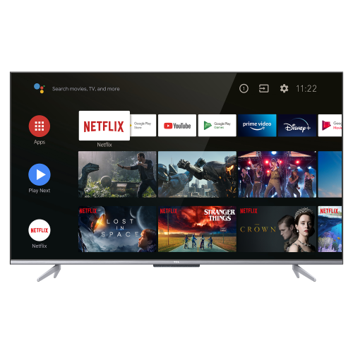 Televizor LED TCL Smart 50P721 Seria P721, 50inch, Ultra HD 4K, Black-Silver