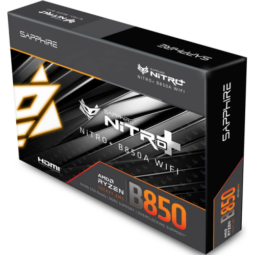 Placa de baza Sapphire NITRO+ B850A WIFI 7, AMD B850, Socket AM5, ATX
