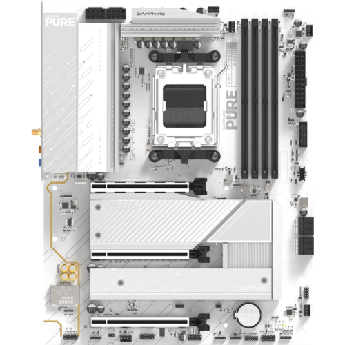 Placa de baza Sapphire PURE B850M WIFI7, AMD B850, Socket AM5, ATX