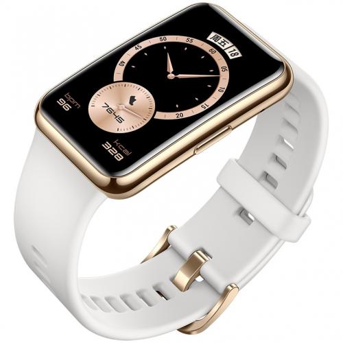 SmartWatch Huawei Watch Fit B09, 1.64inch, curea silicon, Frosty White