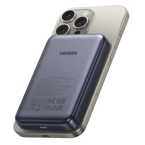 Baterie portabila Ugreen PB763, 10000 mAh, 1 x USB-C, Gray