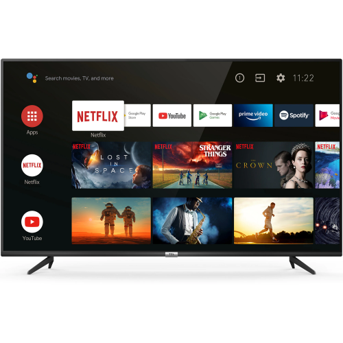 Televizor LED TCL Smart 55P616 Seria P616, 55inch, Ultra HD 4K, Black