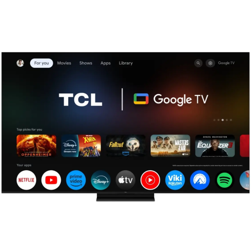 Televizor QD-Mini LED TCL Smart 55Q7C Seria Q7C, 55 inch, Ultra HD 4K, Black