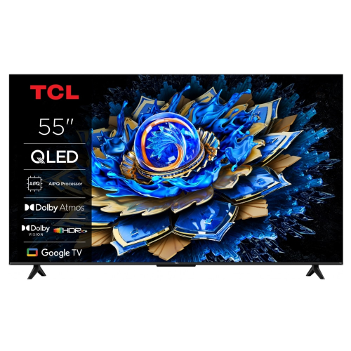 Televizor QLED TCL Smart 55T69C Seria T69C, 55 inch, Ultra HD 4K, Black