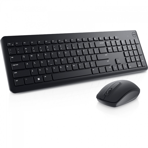 Dell Kit Mouse and Keyboard KM3322W Wireless, Device Type: Keyboard and mouse set, Wireless Receiver: USB wireless receiver, Connectivity Technology: Wireless, Interface: 2.4 GHz, Keyboard: Adjustable Height: Yes, Hot Keys Function: Volume, mute, Keyboard