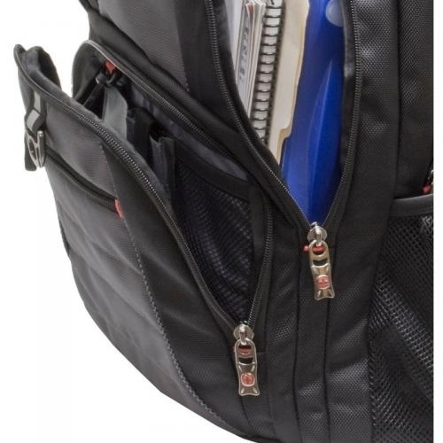 Rucsac Wenger Pillar pentru laptop de 16 inch, Black-Grey