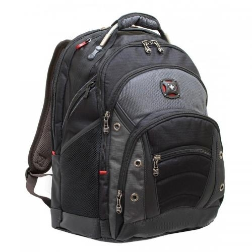 Rucsac Wenger Synergy pentru laptop de 15.6 inch, Black-Grey
