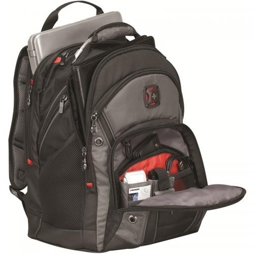 Rucsac Wenger Synergy pentru laptop de 15.6 inch, Black-Grey