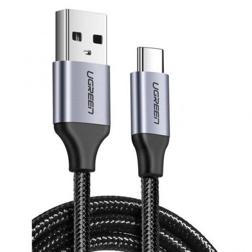 Cablu de date Ugreen US288, USB 2.0 - USB-C, 0.25m, Gray