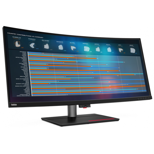 Monitor LED Lenovo ThinkVision P40w-20, 39.7 inch, 5120x2160, 4ms, Black