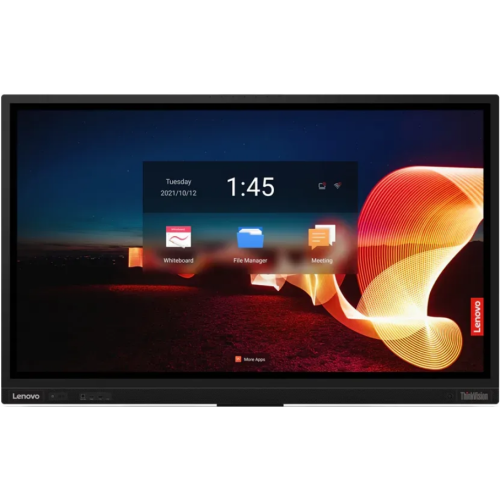 Display interactiv Lenovo Seria ThinkVision T65 62F2WA1CEK, 65inch, 3840x2160pixeli, Raven Black