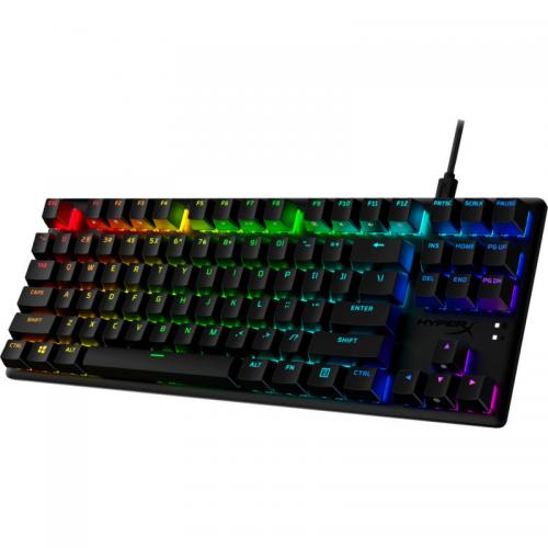 Tastatura HP HyperX Alloy Origins Core TKL PBT Blue Switch, RGB LED, USB, Black