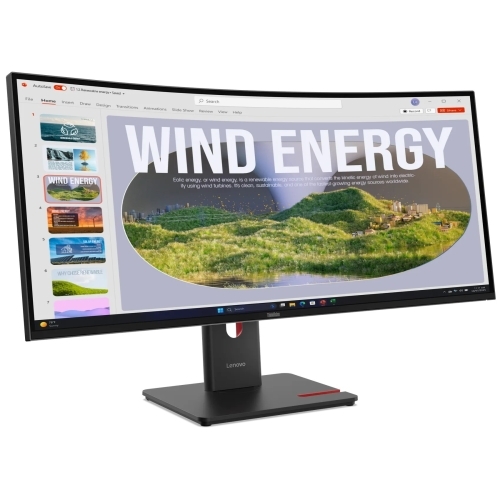 Monitor LED Curbat Lenovo ThinkVision T34WD-40, 34 inch, 3440×1440, 6 ms, Black