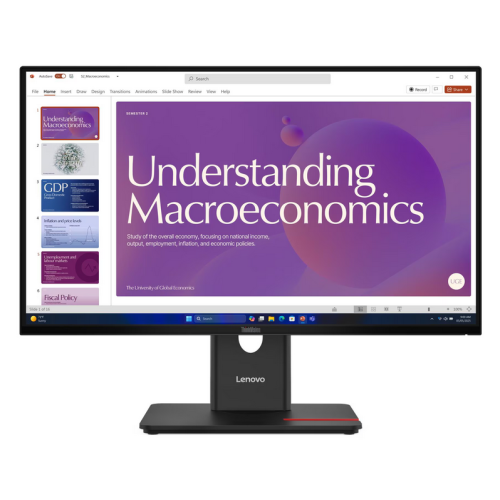 Monitor LED Lenovo ThinkVision T24D-40, 23.8 inch, 1920x1080, 4 ms, Black