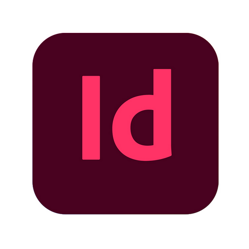 Adobe InDesign for teams Renew Commercial, versiune in limba engleza, Windows/Mac, Abonament anual, Level 1 (1 - 9)