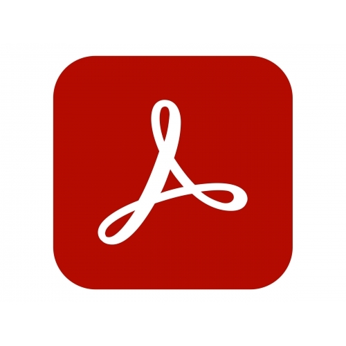 Adobe Acrobat Standard for teams Base Government, versiune in limba engleza, Windows/Mac, Abonament anual, Level 2 (10 - 49)