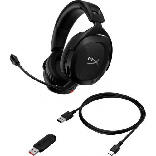 Casti cu microfon HP HyperX Cloud Stinger 2, USB Wireless, Black