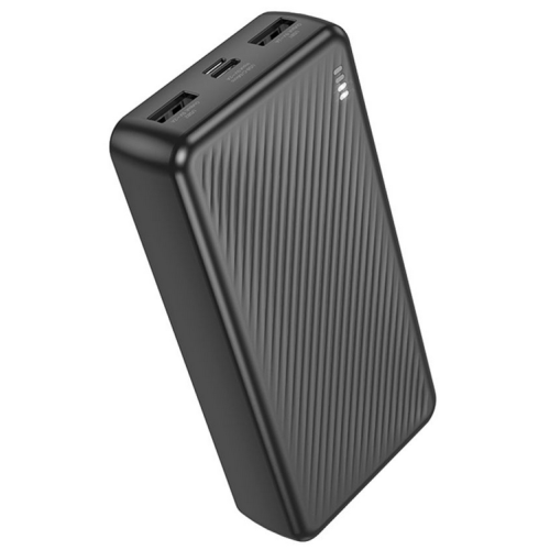Baterie portabila Borofone BJ55A, 20000 mAh, 2 x USB-A, 1 x USB-C, 1 x microUSB, Black