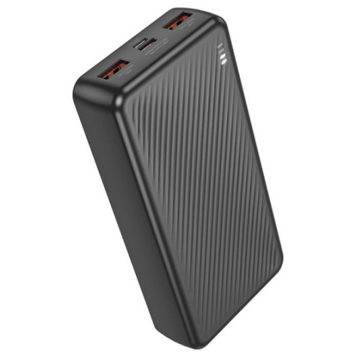 Baterie portabila Borofone BJ56A, 20000 mAh, 2 x USB-A, 1 x USB-C, 1 x microUSB, Black