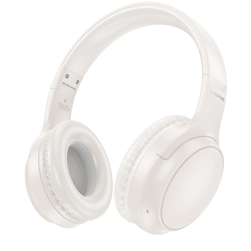 Casti cu microfon Borofone BO29, Bluetooth, White