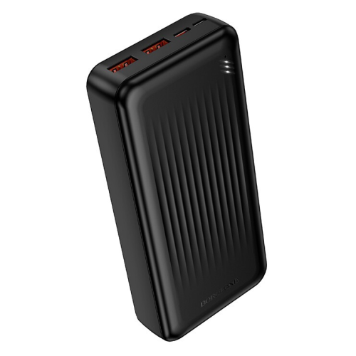 Baterie portabila Borofone BJ80B, 30000 mAh, 1 x USB-A, 1 x USB-C, Black