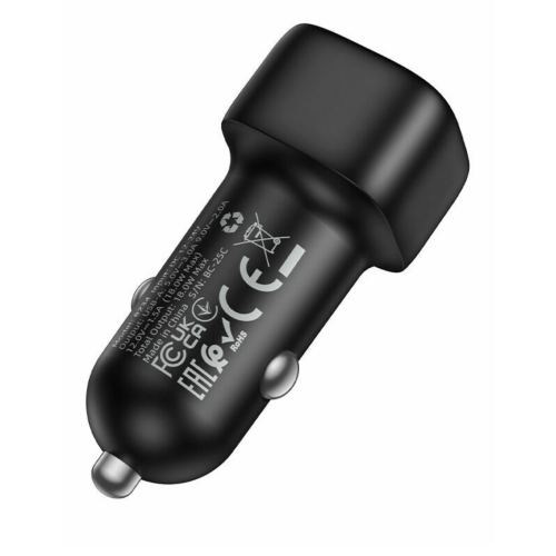 Incarcator auto Borofone BZ34, 1 x USB-A, 18 W, Black