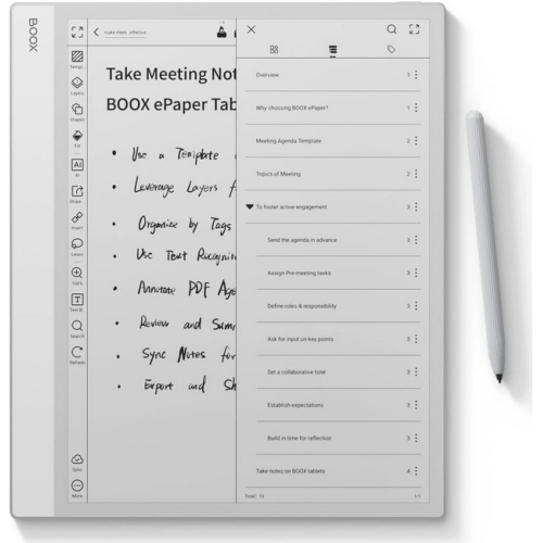 eBook Reader Onyx Boox Note Max, 13.3 inch, 128GB, Grey