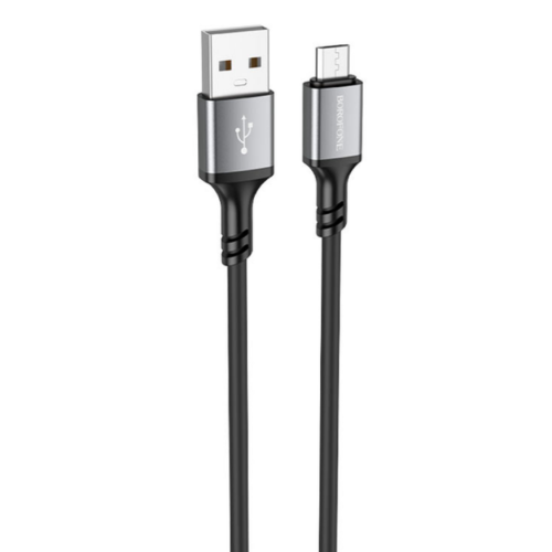Cablu de date Borofone BX83, USB-A male - USB-C male, 1 m, Black