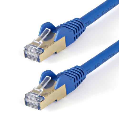 Patch Cord Startech 6ASPAT10MBL, CAT6a, STP, 10m, Blue