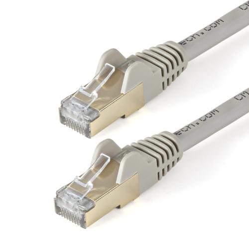 Patch Cord Startech 6ASPAT10MGR, Cat6a, STP, 10m, Gray