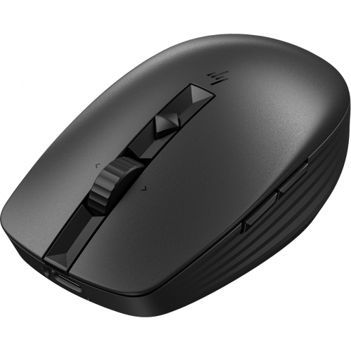 Mouse Optic HP 710 Rechargeable Silent, USB Wireless/Bluetooth, Black