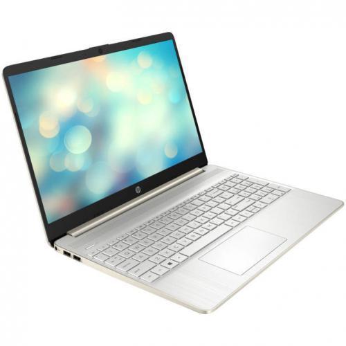 Laptop HP 15s-fq5007nq, Intel Core i7-1255U, 15.6inch, RAM 16GB, SSD 512GB, Intel Iris Xe Graphics, Free DOS, Pale Gold