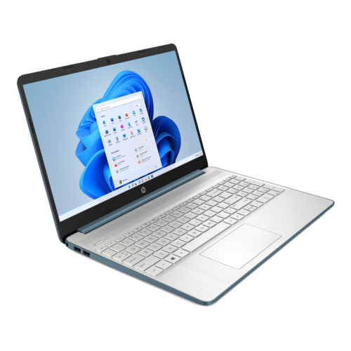 Laptop HP 15s-fq5008nq, Intel Core i7-1255U, 15.6inch, RAM 16GB, SSD 512GB, Intel Iris Xe Graphics, Free Dos, Spruce Blue