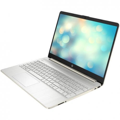 Laptop HP 15s-fq5024nq, Intel Core i5-1235U, 15.6inch, RAM 16GB, SSD 512GB, Intel Iris Xe Graphics, Free DOS, Pale Gold