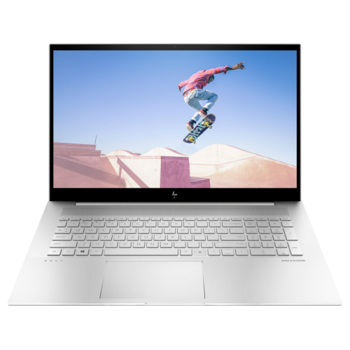 Laptop HP Envy 17-cr0035nn, Intel Core i7-1260P, 17.3inch Touch, RAM 16GB, SSD 512GB, Intel Iris Xe Graphics, Windows 11, Natural Silver