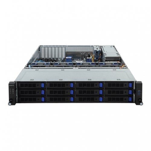 Server Gigabyte R271-Z00 V100, No CPU, No RAM, No HDD, No RAID, PSU 2x 550W, No OS