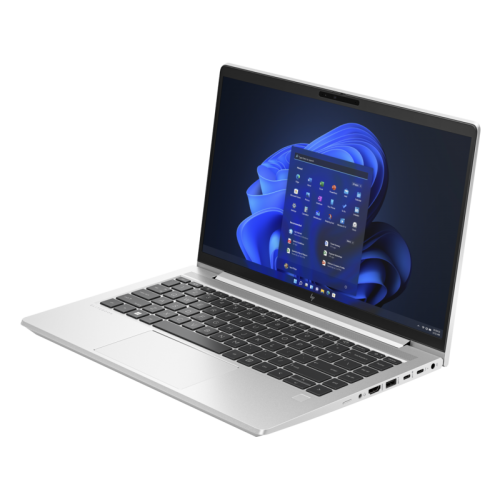 Laptop HP EliteBook 640 G10, Intel Core i5-1335U, 14inch, RAM 16GB, SSD 512GB, Intel Iris Xe Graphics, 4G, Windows 11 Pro, Pike Silver Aluminum + HP Wolf Pro Security