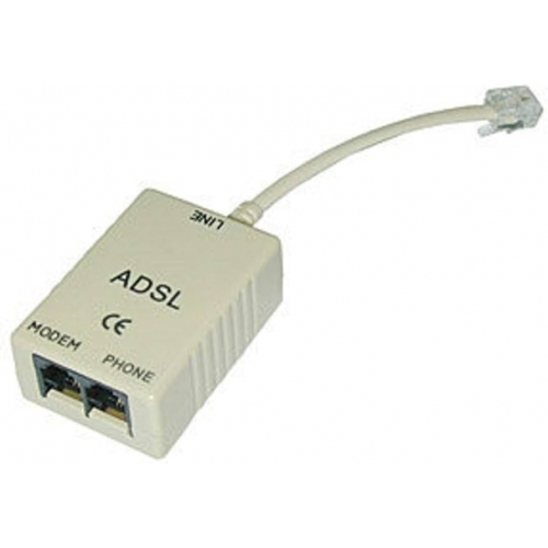 ADSL Splitter Lindy 75109, 3 x RJ11, White