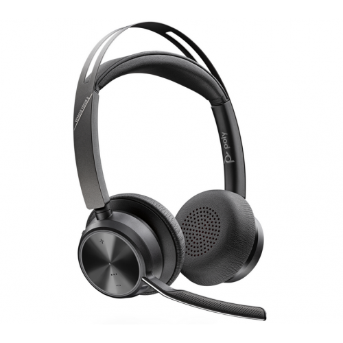 Casti cu microfon Poly by HP Voyager Focus 2 Microsoft Teams, USB-C Bluetooth, Black