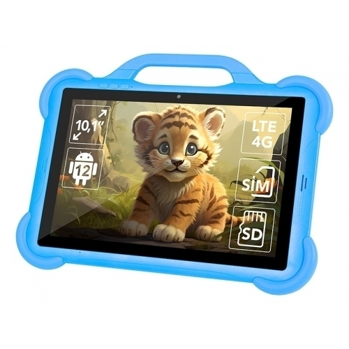Tableta Blow KidsTAB10, Spreadtrum T606 Octa Core, 10.1inch, 64GB, Wi-Fi, BT, Android 12, Blue