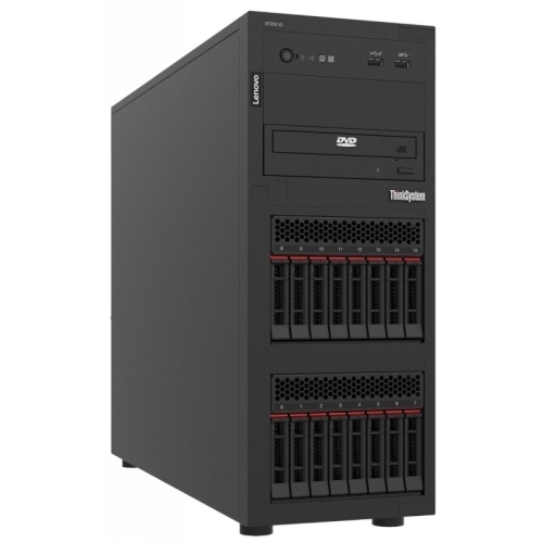 Server Lenovo ThinkSystem ST250 v3, Intel Xeon E-2468, RAM 32GB, No Storage, RAID 5350-8i, PSU 800 W, No OS