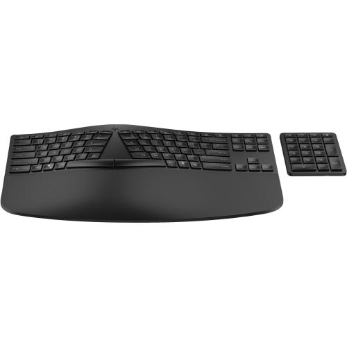 Tastatura HP 960 Ergonomic, USB Wireless/Bluetooth, Black