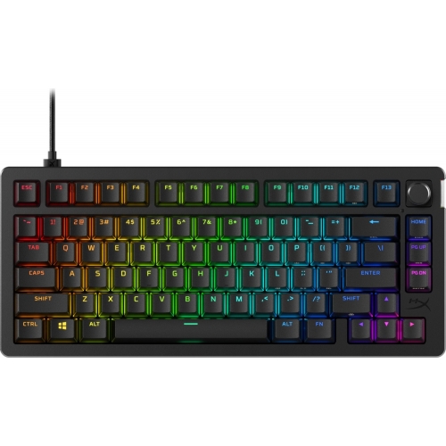 Tastatura HP HyperX Alloy Rise 75, RGB LED, USB, Black